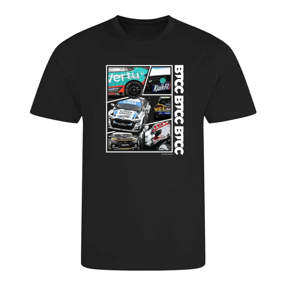 BTCC Calendar T-Shirt Design 1 - 2025