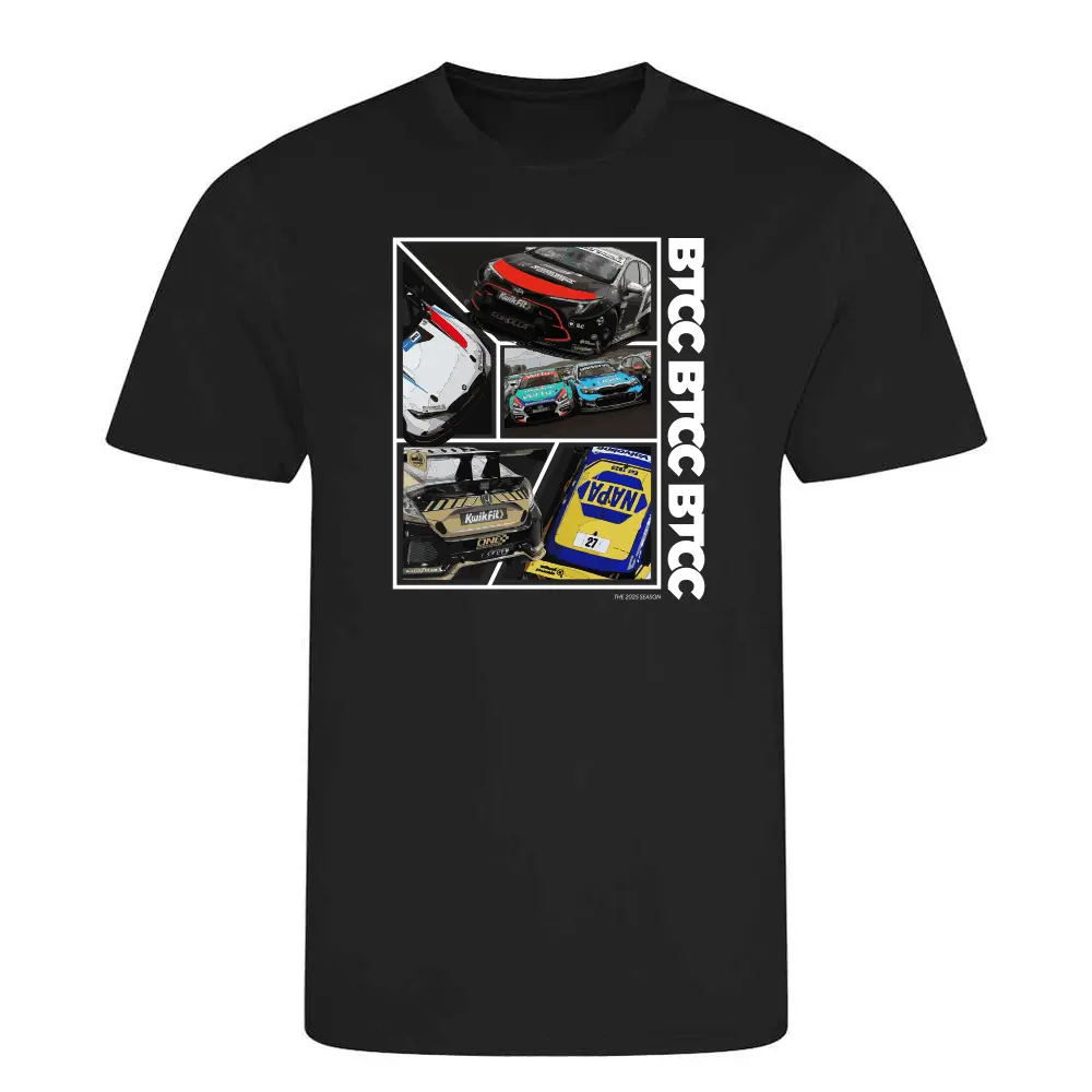 BTCC Calendar T-Shirt Design 2 - 2025 